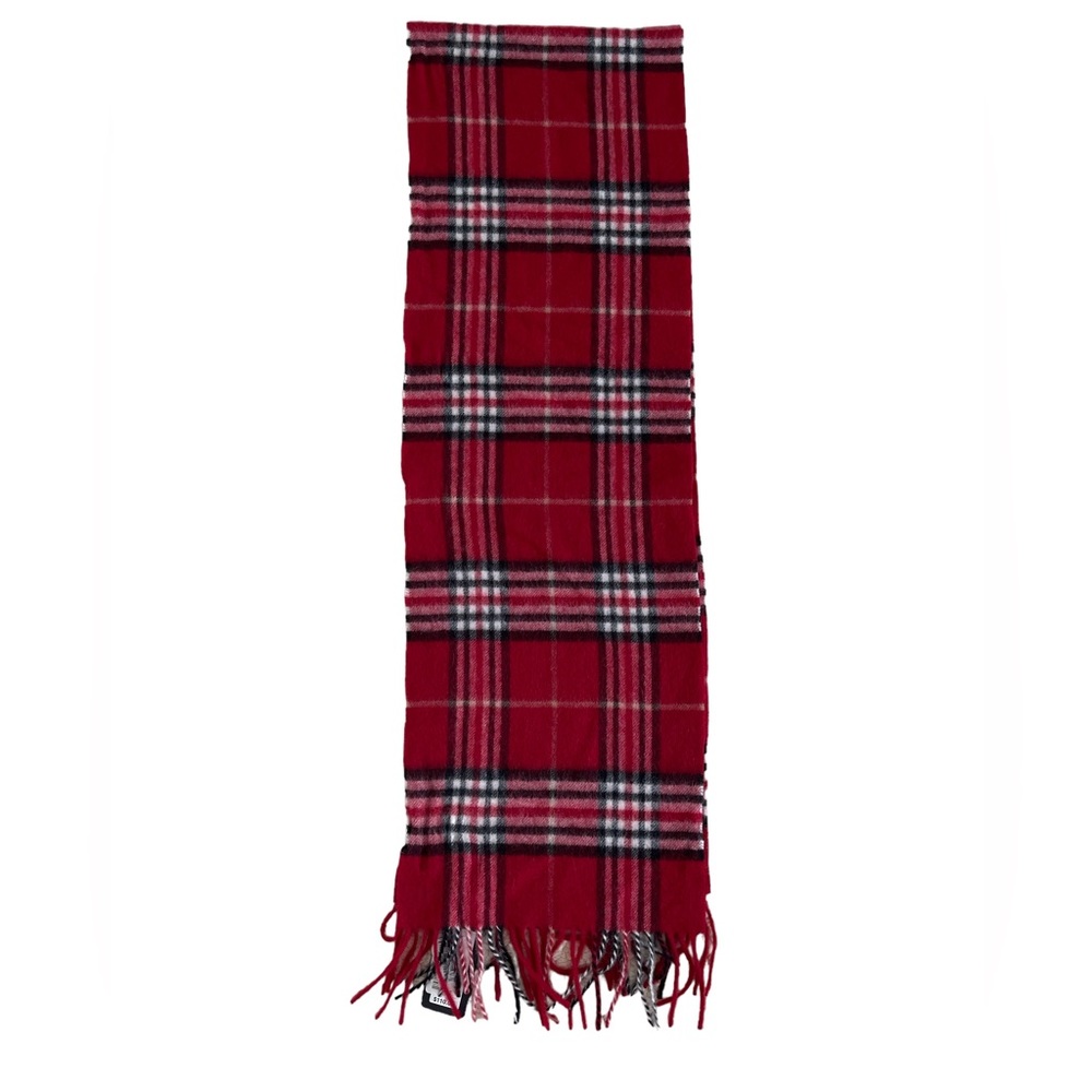 Murano plaid 100% Cashmere Scarf NWT